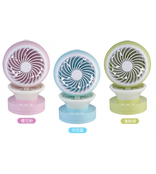 CO-8004 Rechargeable Mini Fan with Mist and LED light